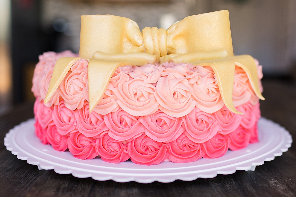 This Washington, DC wedding photographer tries her hand at making a 40 person ombre rosette cake for a 30th birthday party!