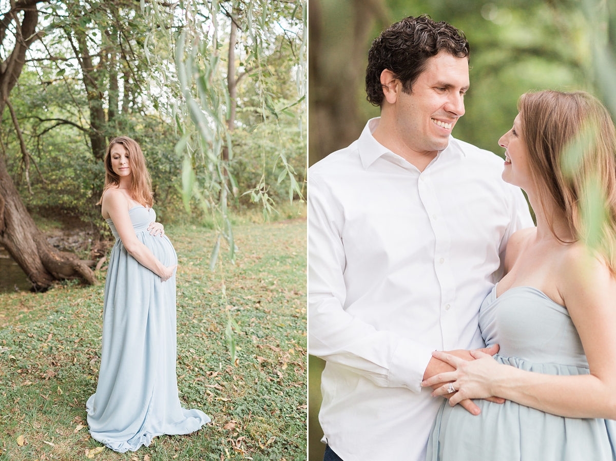 In the sweeping fields outside of Washington, DC, one sweet couples celebrates their first pregnancy before the arrival of twin boys. 