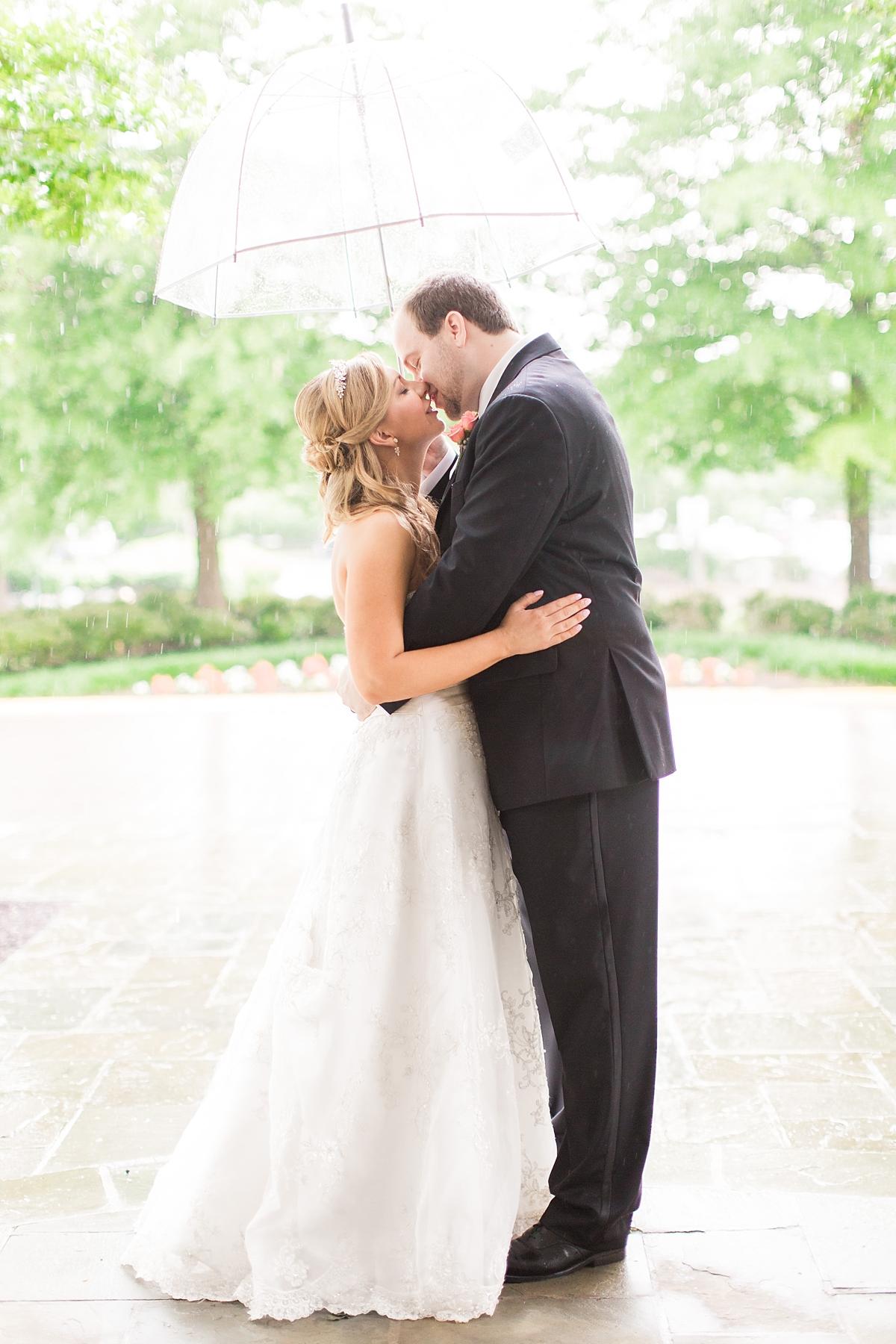 Rain is always a possibility; Washington, DC wedding photographer shares a few tips on how to prepare and what to do if it does rain on your wedding day!