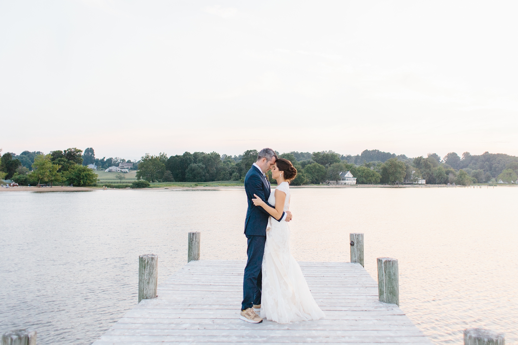 A nautical, summer wedding at Herrington on the Bay, in Chesapeake, MD -- photographed by Alicia Lacey Photography, a Washington DC wedding photographer.