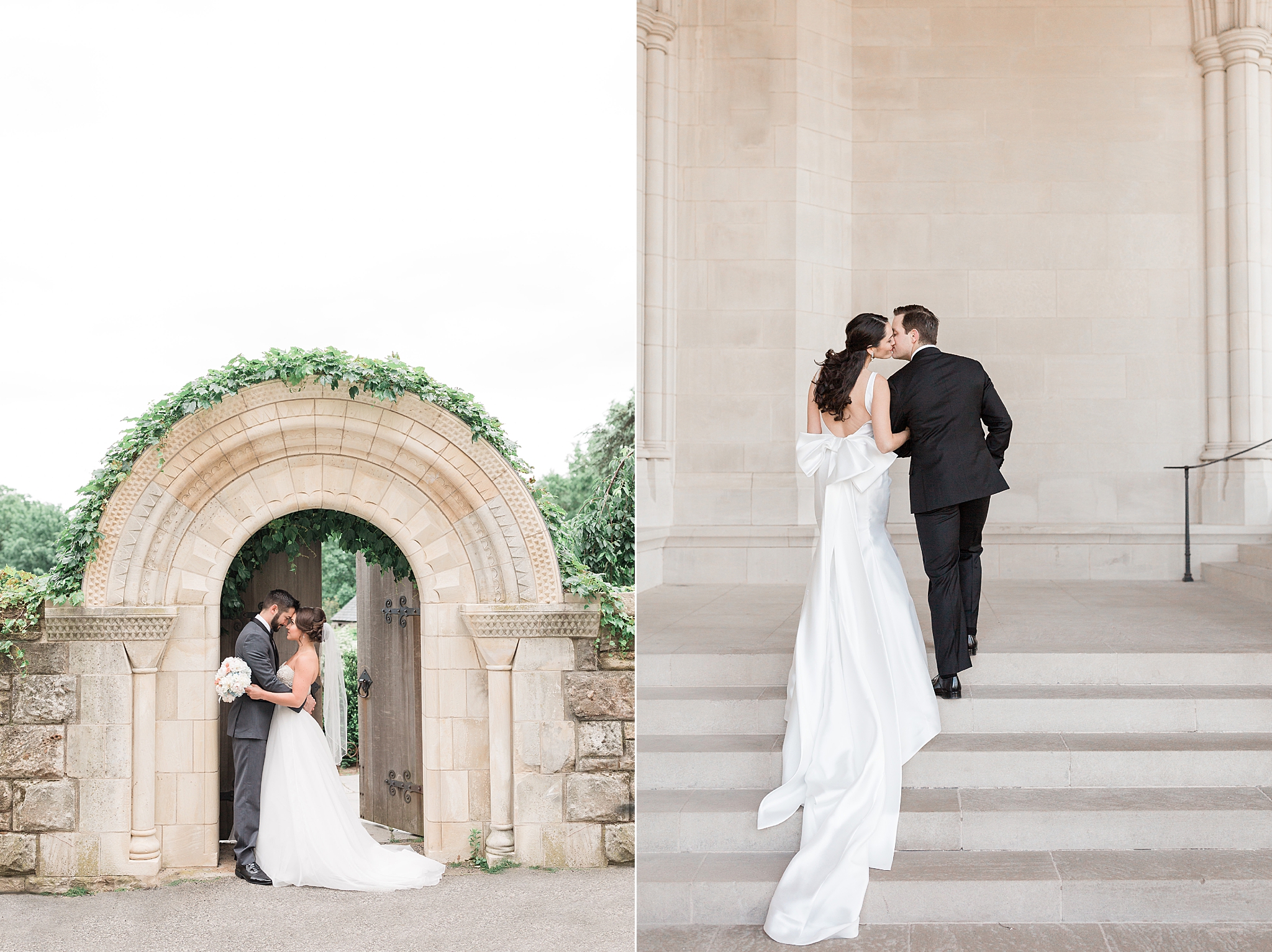 Photos de mariage à la cathédrale nationale de Washington