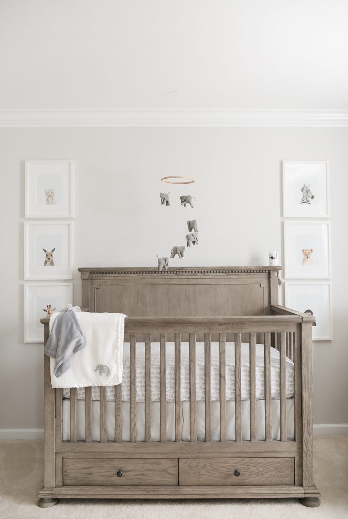 Restoration Hardware Grey Elephant Nursery