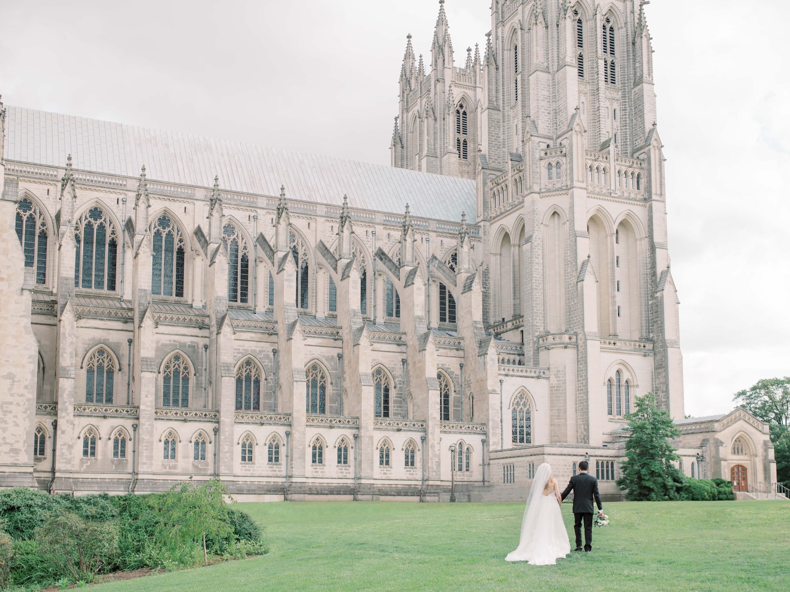 Washington, DC National Cathedral Wedding Photography by Alicia Lacey.