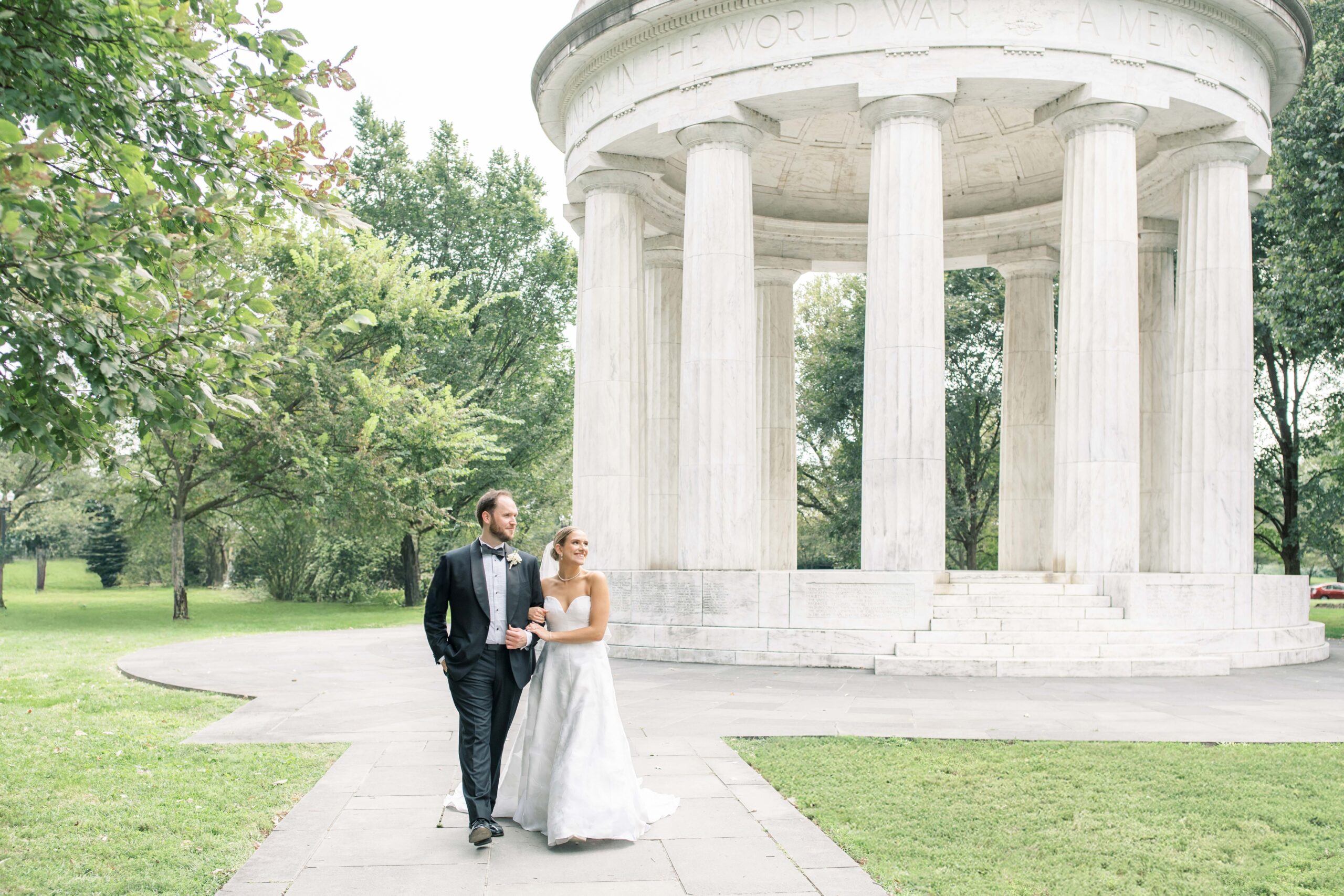 A classic fall wedding in the courtyard and ballroom at the St. Regis in downtown Washington, DC.